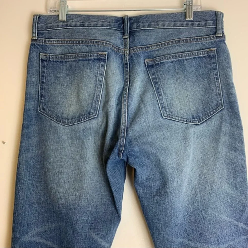 J. Crew Medium Wash Slim Straight Jeans
